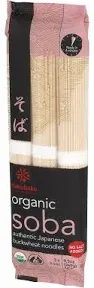 Hakubaku Organic Soba Japanese Buckwheat Noodles - 9.5 oz bag