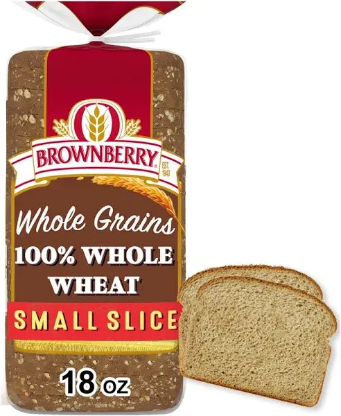 Brownberry 100% Whole Wheat Small Sliced Bread