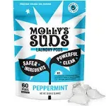 Molly's Suds Laundry Pods - Gentle on Skin, Tough on Stains, Plant-Derived Ingredients - 60 Count