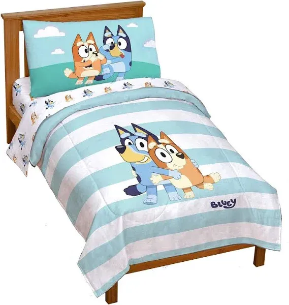 Baby BLUEY Crib/Toddler Bed Soft Comforter  Blanket By Franco &amp; Sons 56&#034; X 48&#034;