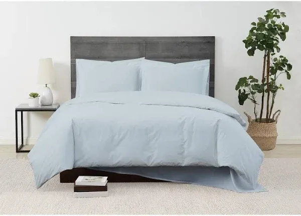 Cannon Solid Percale Duvet Set