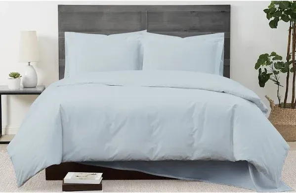 Cannon Solid Percale Duvet Cover Set