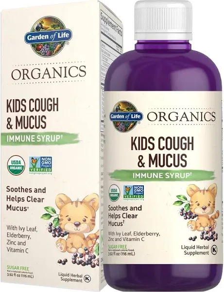 Garden Of Life Kids Cough & Mucus Syrup