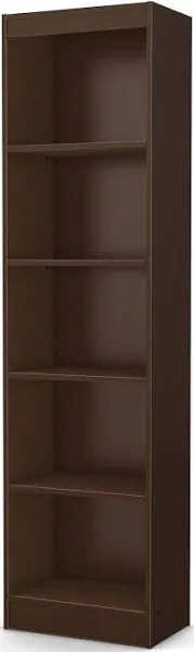 South Shore Axess 5-Shelf Narrow Bookcase