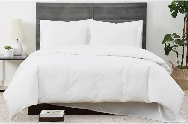 Cannon Solid Percale Duvet Set