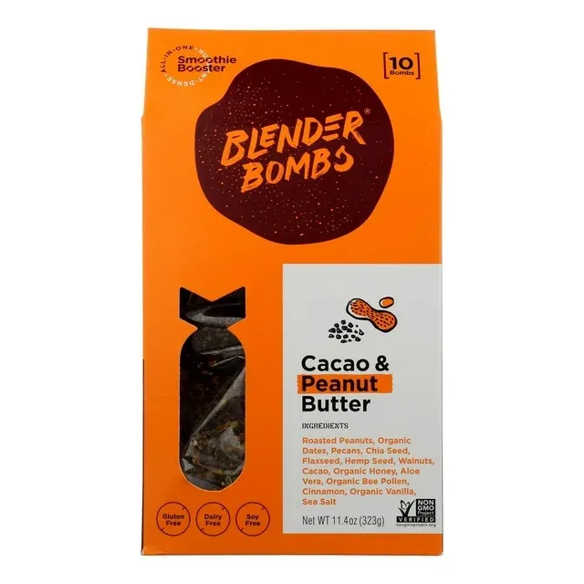 Blender Bombs Cacao & Peanut Butter Blender Bomb