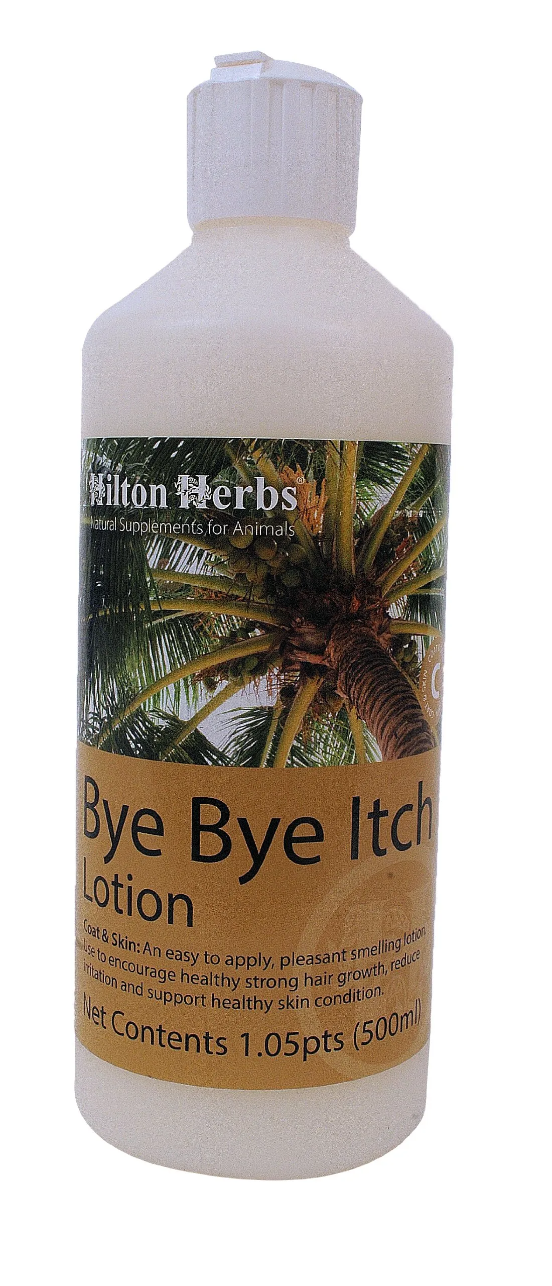 New! Hilton Herbs BYE BYE ITCH LOTION w/ Coconut Oil For horses and dogs 2 SIZES