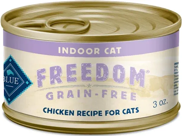 Blue Buffalo Freedom Grain-Free Indoor Chicken Recipe Canned Cat Food