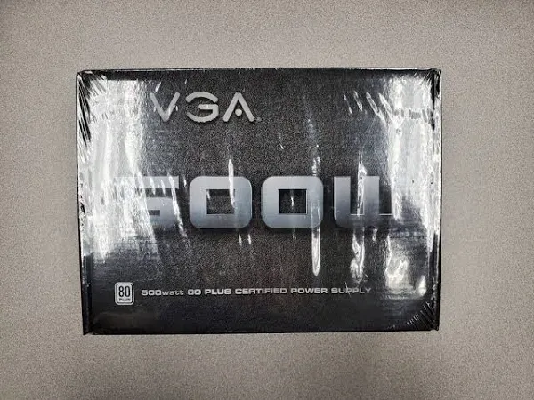 EVGA 500WATT 80 PLUS  Power Supply 