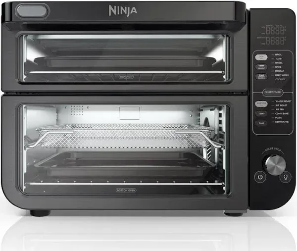 Ninja 12-in-1 Double Oven with FlexDoor (Renewed) Bundle with 2 Year Enhanced Protection Pack