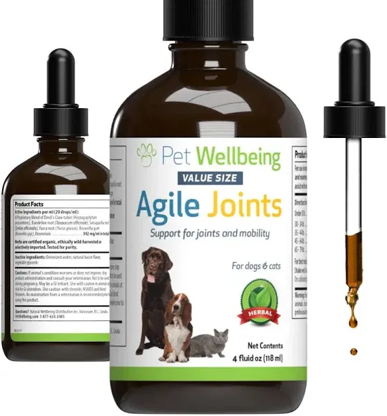 Pet Wellbeing Agile Joints for Dog Joint Mobility