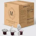 Chalice Prefilled Communion Cups: 100% Concord Grape Juice & Wafer - Box of 100 for Divine Communion Experiences!