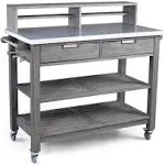 Homestyles 5664-91 Maho Gray Potting Bench