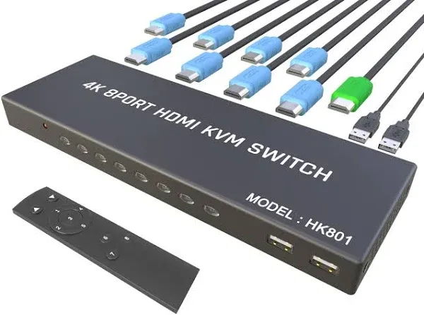 KVM Switch for 8 Computers