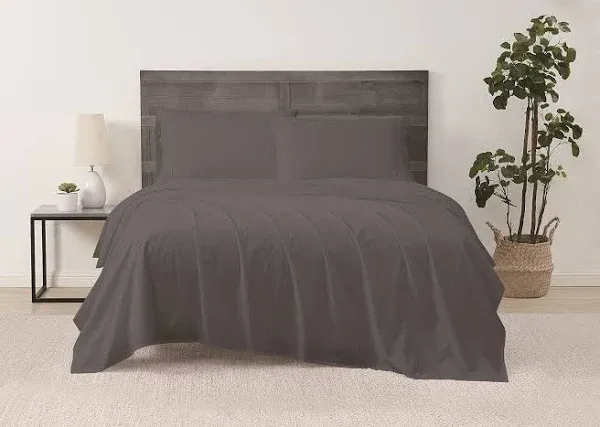 Cannon Solid Percale 3-Piece Duvet Set