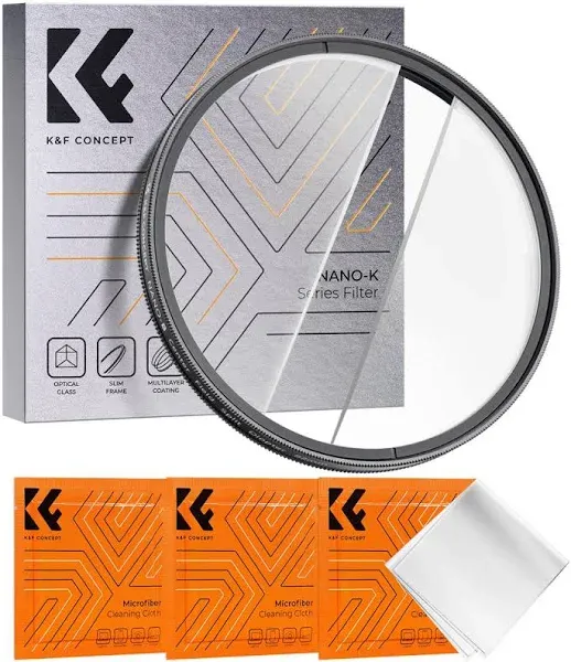 K&F Concept 82mm Center Field Split Diopter Effect Filter Keeps The Focus, Multi-Layer Coated Subjects Center Opening Focus Filter for Camera Lens