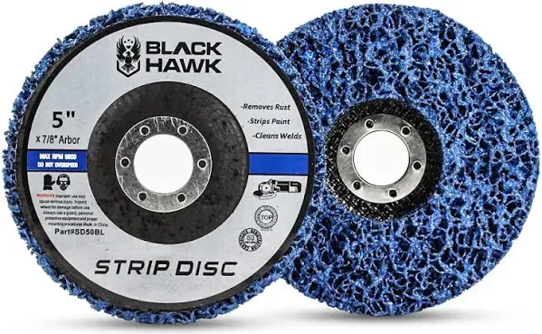 Rust &amp; Paint Remover Strip Discs for Angle Grinders (5 CT)