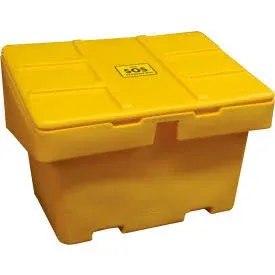 Global Industrial - B2050616 - Lockable Outdoor Storage Container, 48&quot;Lx33&quot;Wx34&quot;H, 18.5 Cu. Ft., Yellow