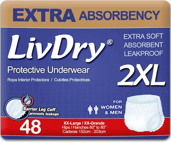 LivDry Adult Incontinence Underwear