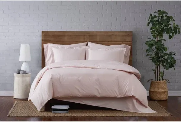 Cannon Solid Percale 3-Piece Duvet Set