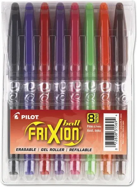 Pilot Frixion Erasable Rollerball Pen - Black Ink