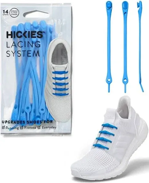 2016 HICKIES No Tie Shoe Lacing System KNOCKOUT PINK Pack of 14 Laces Sealed NOS