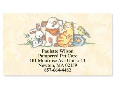 Pets Designer Business Cards