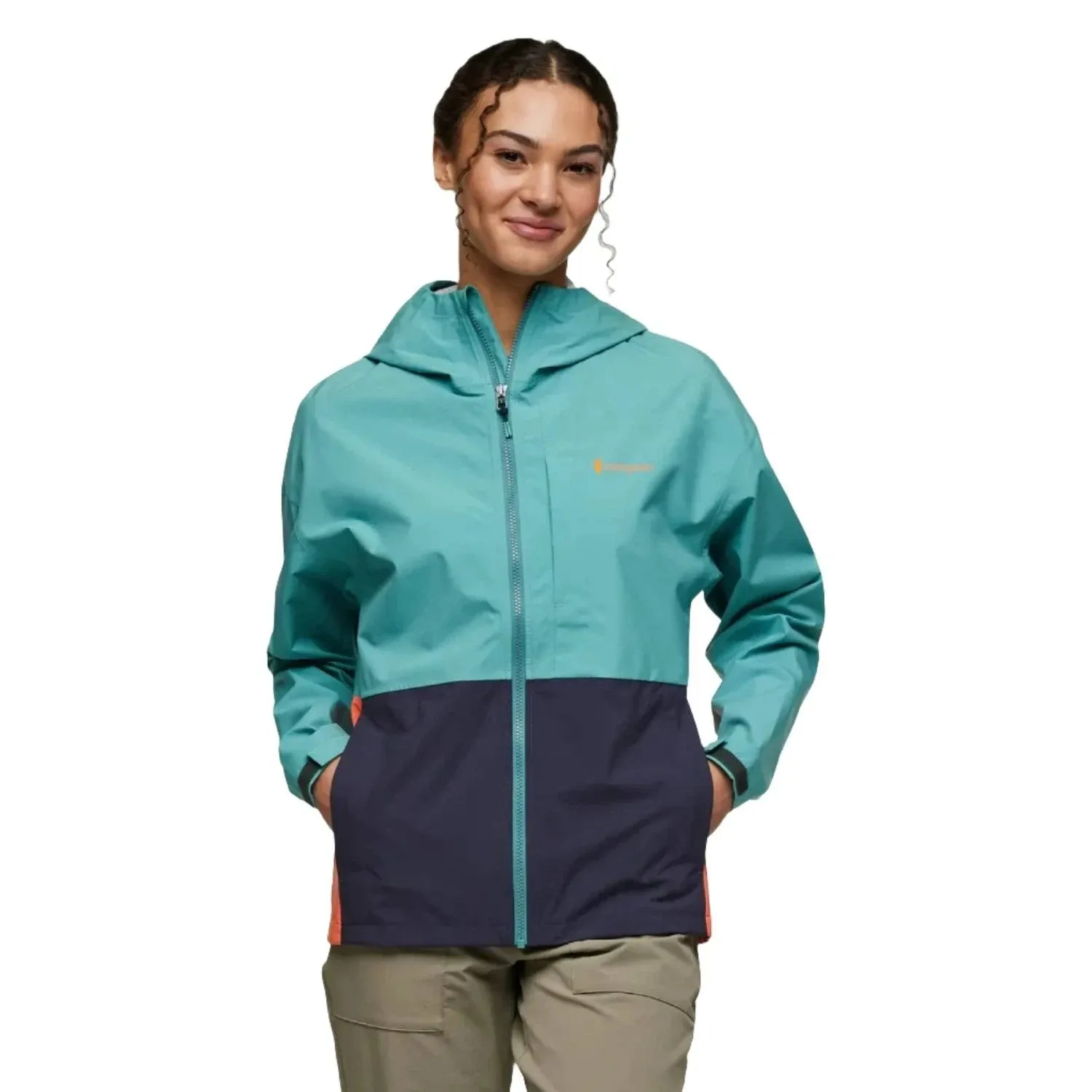 Cotopaxi Women's Cielo Rain Jacket - X-Small Coastal / Graphite