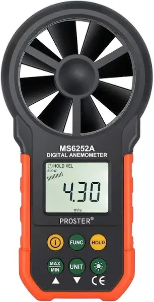 Proster Handheld Portable Wind Speed Meter