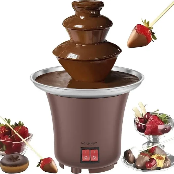 Electric Chocolate Fondue Fountain Machine