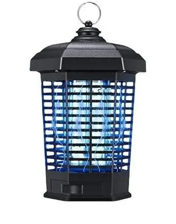 GOOTOP Bug Zapper Outdoor Electric, Mosquito Zapper, Fly Traps, Fly Zapper, Mosquito Killer, 3 Prong Plug, 90-130V, ABS Plastic Outer (Black)