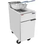 Atosa USA Atfs 40 15 Nat Gas Fryer - 40 lbs