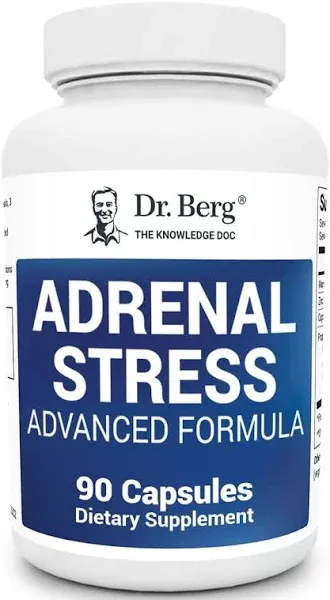 Dr. Berg Adrenal Stress Advanced Formula for Stress, Mood and Energy 90 Capsules