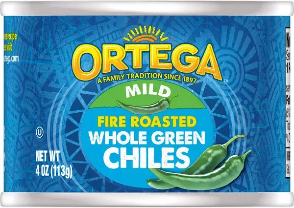 Ortega Fire Roasted Whole Green Chiles