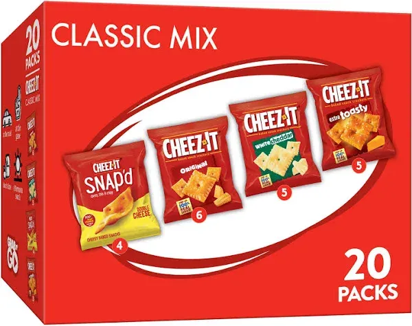 Cheez-It Cheese Crackers Classic Mix Variety Pack