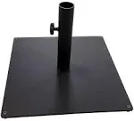 Steel Plate Umbrella Base, 36 lbs, Black