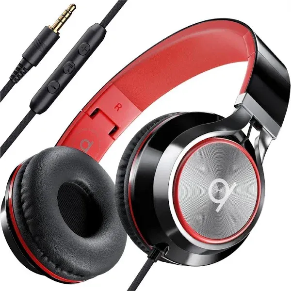 Artix CL750 On-Ear Headphones Wired with Mic Noise Isolating Headphones