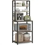 VASAGLE Coffee Bar Baker’s Rack for Kitchen with Storage 6-Tier Kitchen Shelv...