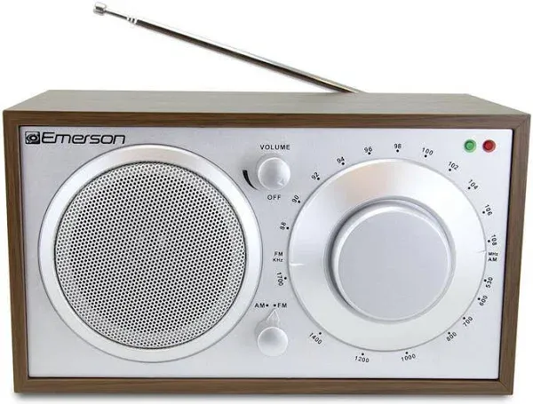 Emerson Am / Fm Radio With Built-In Speaker