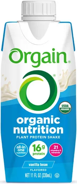 Orgain Organic Nutrition Nutritional Shake