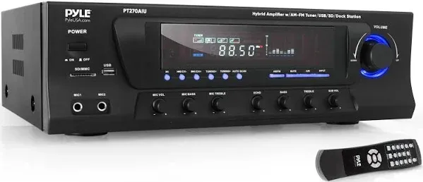 Pyle Home PT270AIU 30-Watt Stereo AM-FM Receiver