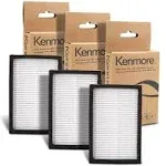 Kenmore K3040 HEPA Replacement Filter for 200 & 400 Series Canister Vacuum Cleaners 81214, 81414, BC2005, BC3005, BC3002, BC4002 (Pack of 3)