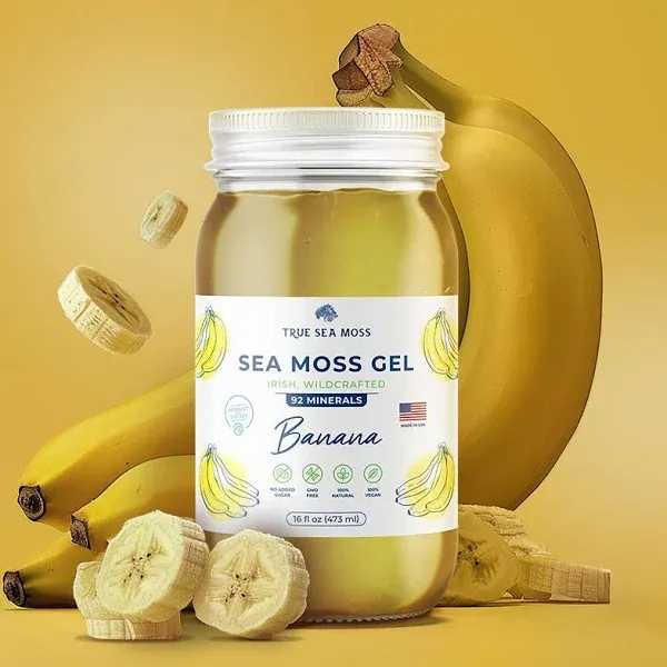 Wildcrafted Irish Sea Moss - Made with Dried Seaweed &amp; Fresh Sea Vegetables, ...