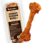 Afreschi Natural Turkey Tendon Bone Twist Dog Chew Treat, Large