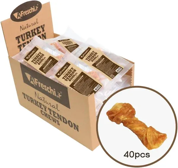 A Freschi Turkey Tendon Dog Treats