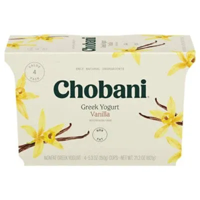 Chobani Greek Yogurt Vanilla