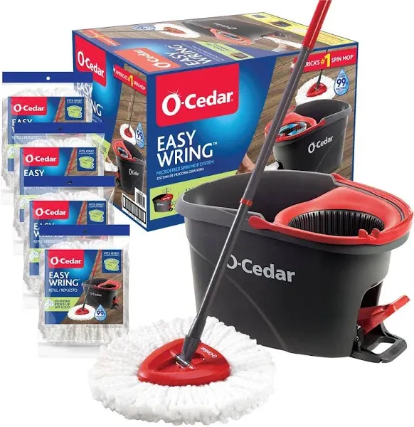 O-Cedar EasyWring Microfiber Spin Mop