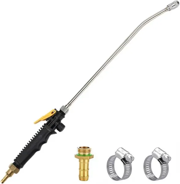 Sprayer Wand,Adjustabl<wbr/>e Universal Sprayer with 3/8&#034; Brass Barb, Stainless Steel 