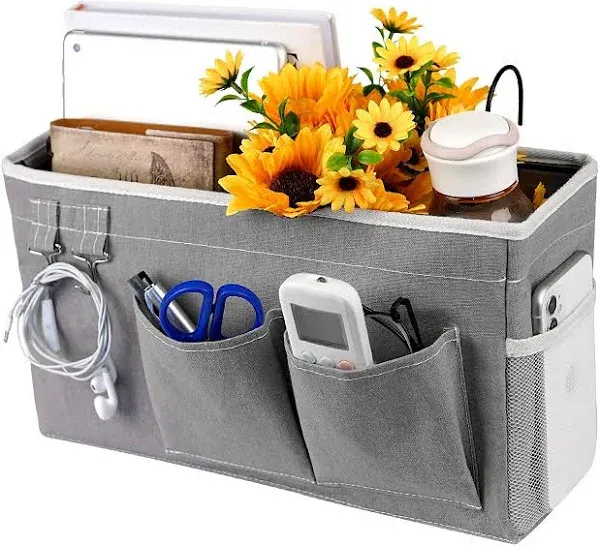 Loghot Bedside Caddy/Bedside Storage Bag Hanging Organizer