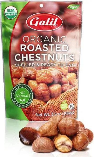 Galil Chestnuts Organic Roasted